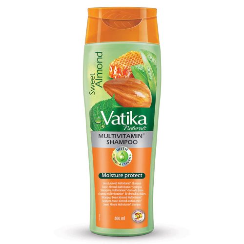 Dabur Vatika Naturals Sweet Almond Multivitamin Shampoo, 400 ml