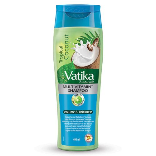 Dabur Vatika Naturals Coconut Multivitamin Volume and Thickness Shampoo, 400 ml