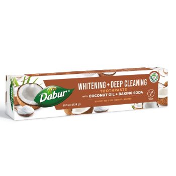   Dabur Coconut Oil Baking Soda Whitening & Deep Cleaning fogkrém 100 ml