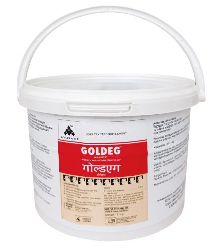 Goldeg herbal premix to support egg quality and quantity, 1 kg