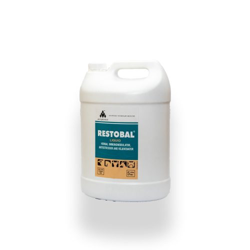 Restobal immune boosting, anti-stress, vitality enhancing herbal oral liquid, 5 litres