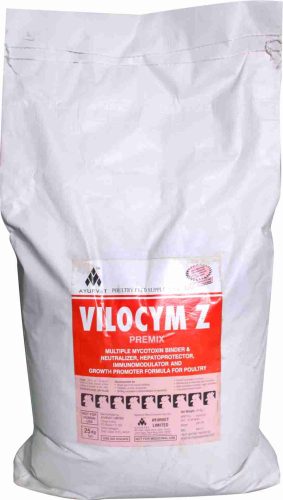 Vilocym herbal mycotoxin binder, liver protector premix, 25 kg