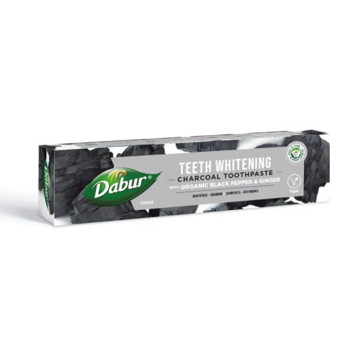 Dabur Herbal Fluoride Free Toothpaste with Activated Charcoal, 100 ml