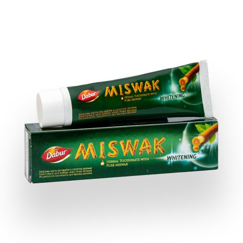 Dabur Miswak Whitening fluormentes fehérítő fogkrém, 100 ml