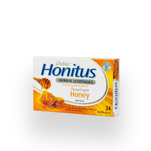 Dabur Honitus Honey méz ízű gyógynövényes szopogató tabletta