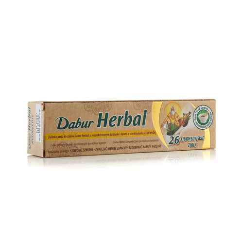 DABUR Herbal Ayurvedikus fluormentes fogkrém 26 gyógynövénnyel, 100 ml