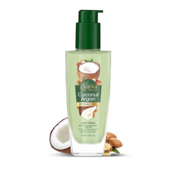 Vatika Naturals Ritual Coconut Argan Hair Oil