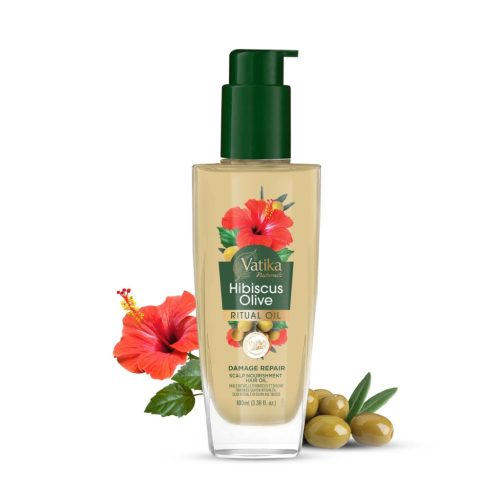 Vatika Naturals Ritual hajapolo olaj hibiszkusszal es olivaolajjal, 100 ml