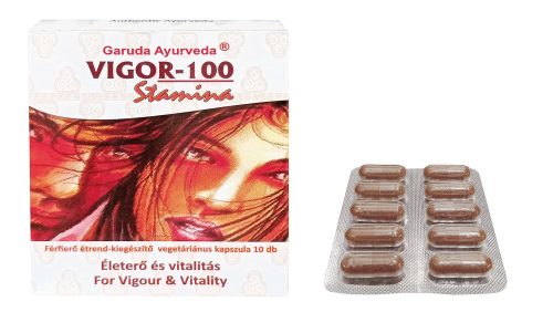Garuda Ayurveda Vigor 100 Stamina vegetarian capsules, 10 pcs